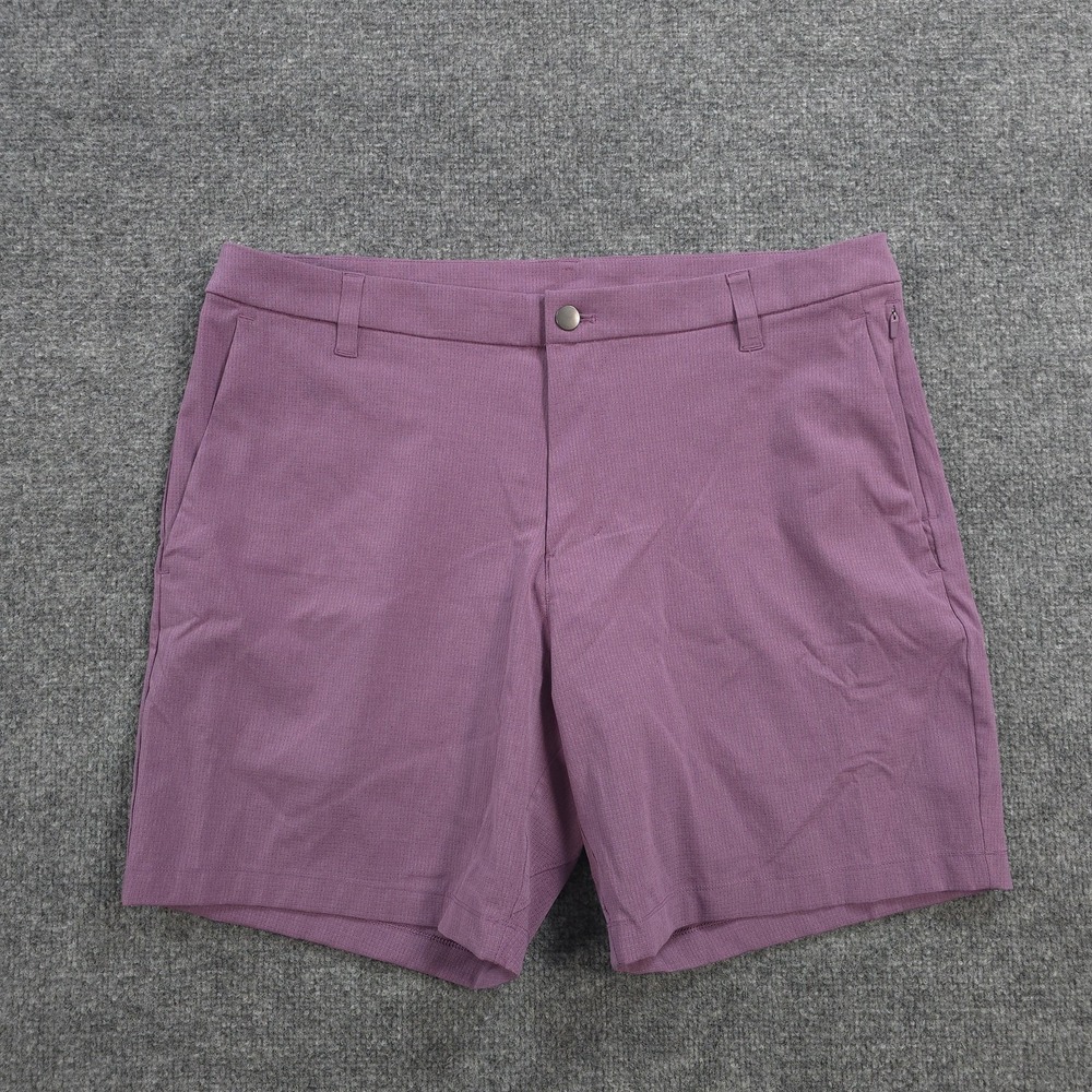 Lululemon Shorts Mens 36 Purple Commission Classic 7" Chino Stretch Performance